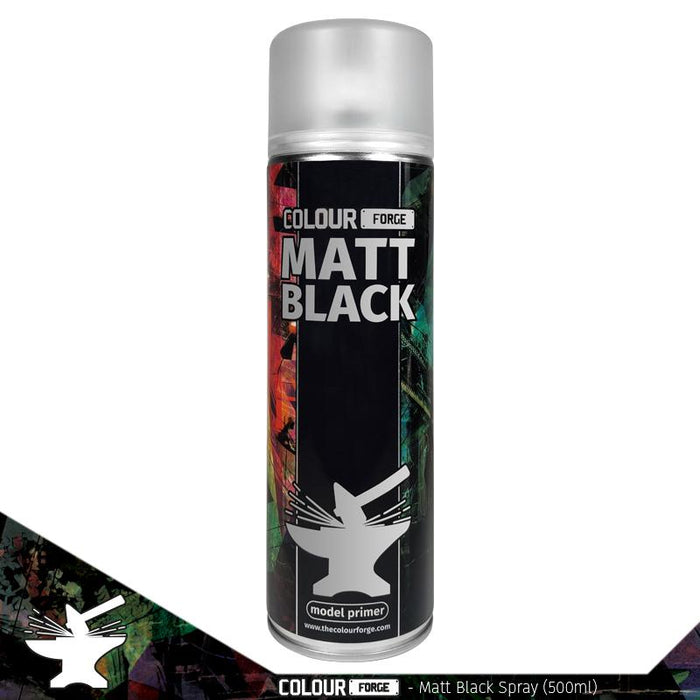 Colour Forge Matt Black Spray