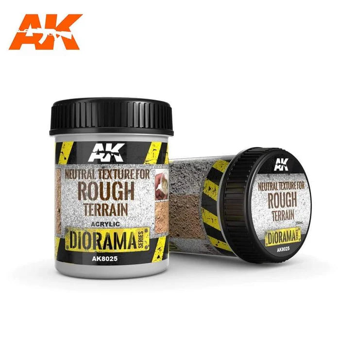 AK Interactive - Neutral Texture Rough Terrain - 250ml