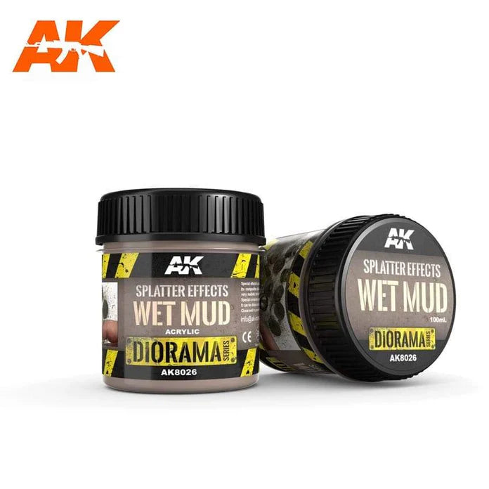 AK Interactive - Splatter Effects Wet Mud - 100ml