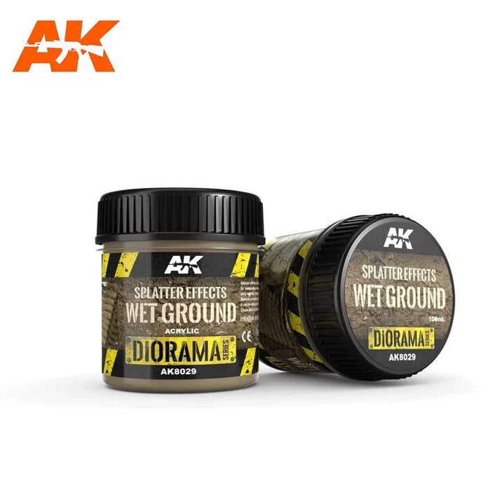 AK Interactive - Splatter Effects Wet Ground - 100ml