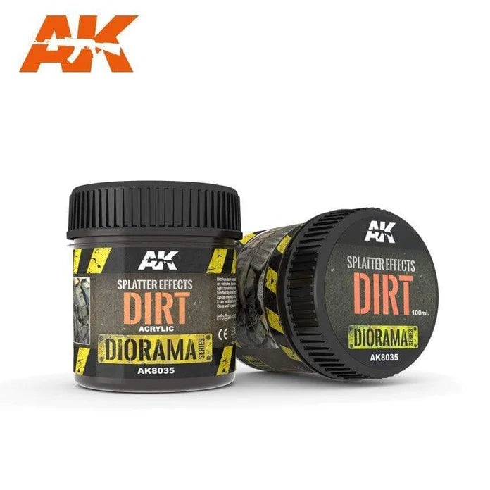 AK Interactive - Splatter Effects Dirt - 100ml