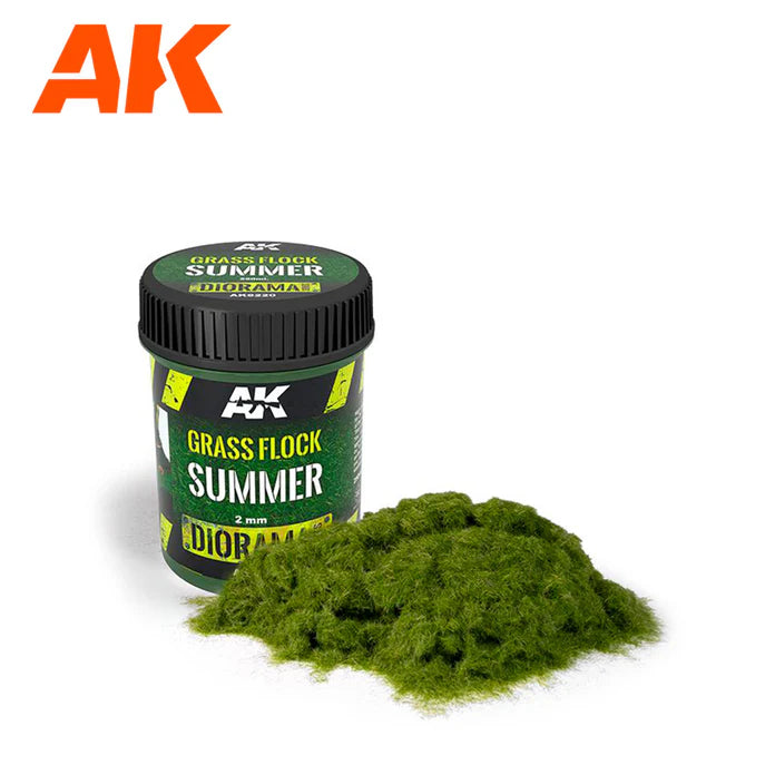 AK Interactive - Tufts - Grass Flock 2mm SUMMER