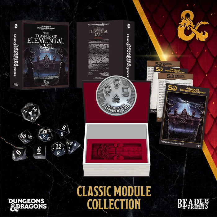 Beadle & Grimms - D&D Classic Module Dice Set - The Temple of Elemental Evil