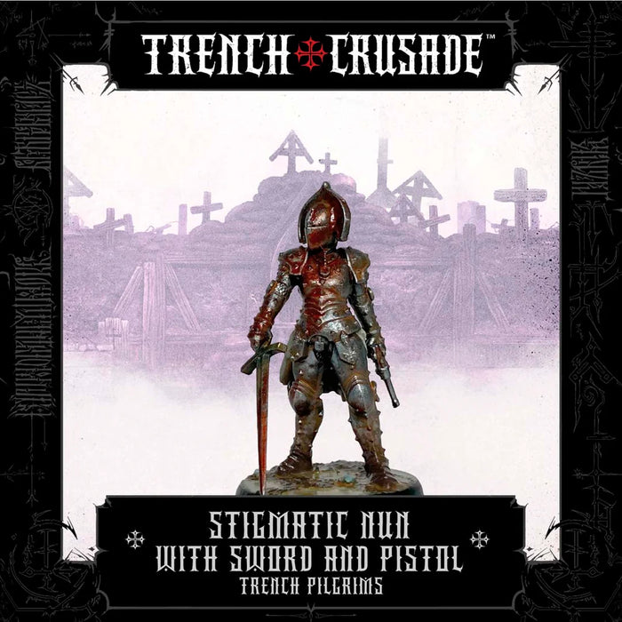 Trench Pilgrims: Stigmatic nun with sword and pistol