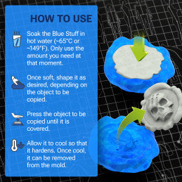 Blue Stuff Mold 4 Bars