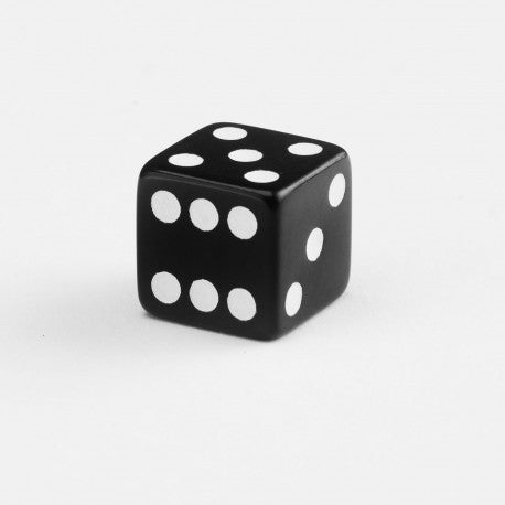 Full Pack of D6s: Black & White