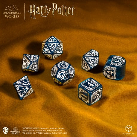 Harry Potter Ravenclaw Modern Dice Set - Blue