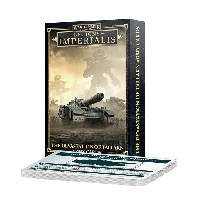 Legions Imperialis: Devastation of Tallarn - Army Cards