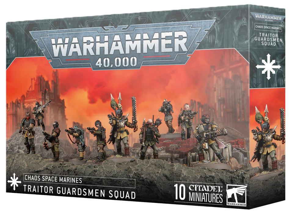 Chaos Space Marines: Traitor Guardsmen Squad