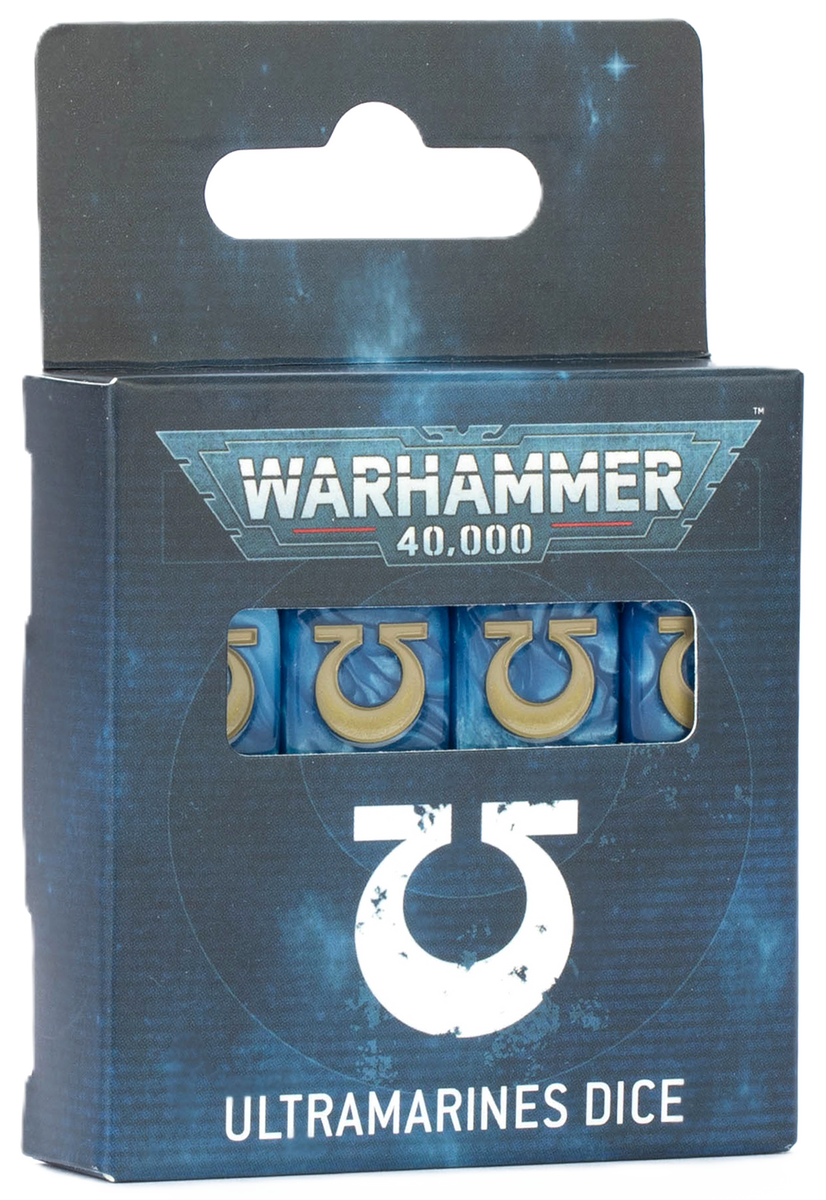 Warhammer 40000: Ultramarines Dice — Underworld Gaming Ireland