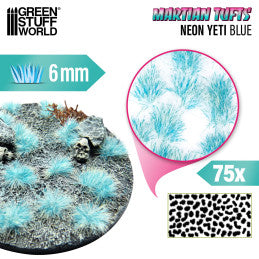 Martian Fluor Tufts - Neon Yeti Blue