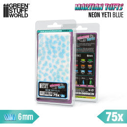Martian Fluor Tufts - Neon Yeti Blue