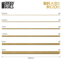 Pinning Brass Rods 0.3mm