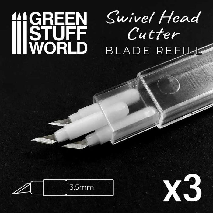 Swivel Head Blade Refills - Pack x3