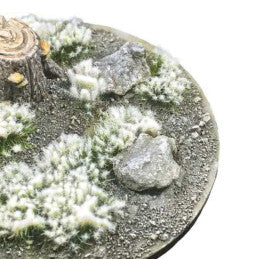 Shrubs Tufts - 6mm Frosted Snow - Green