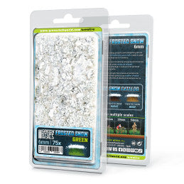 Shrubs Tufts - 6mm Frosted Snow - Green
