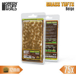 Static Grass Tufts 12 mm - Beige