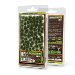 Grass Tufts- 12mm self-adhesive - Dark