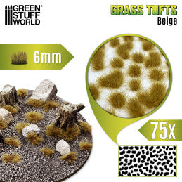 Grass Tufts 6mm Dry Beige