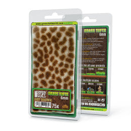 Static Grass Tufts 6 mm - Dry Brown
