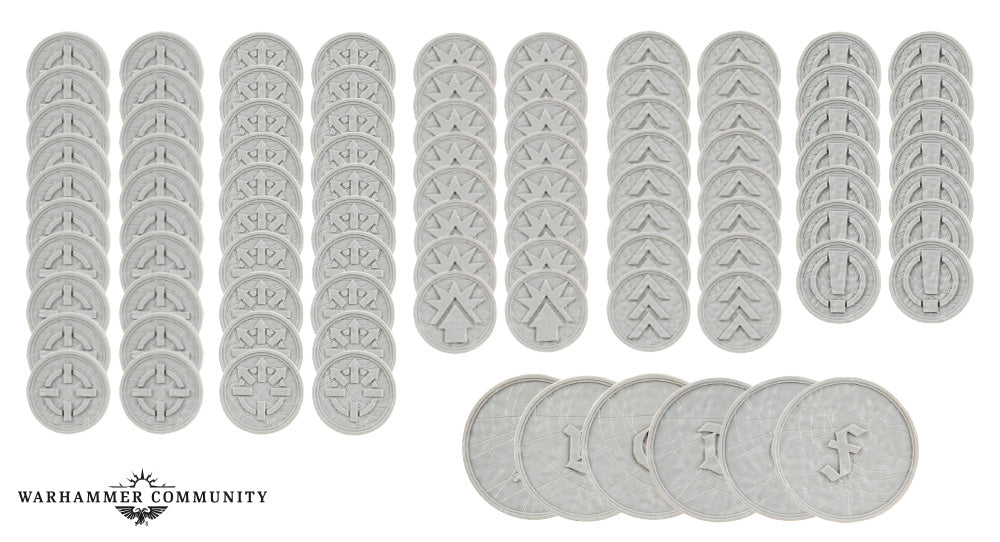 Legions Imperialis: Order Tokens and Objective Markers