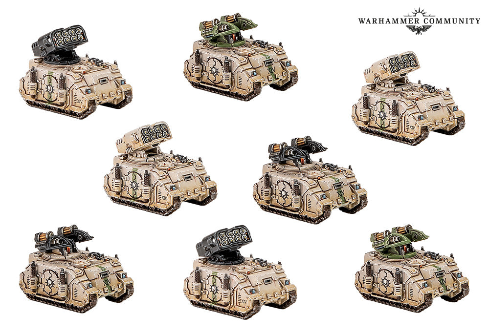 Legions Imperialis: Whirlwind/Scorpius Missile Tank Squadron