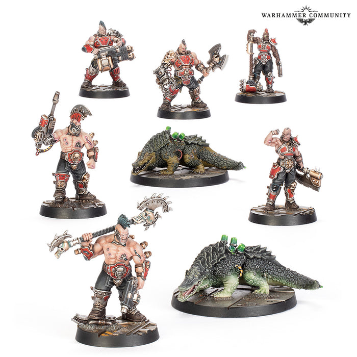 Necromunda: Goliath Forge Bosses & Sumpkrocs