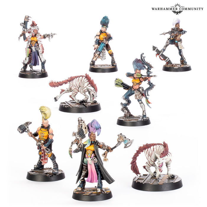 Necromunda: Escher Gang Matriarchs & Phyrr Cats