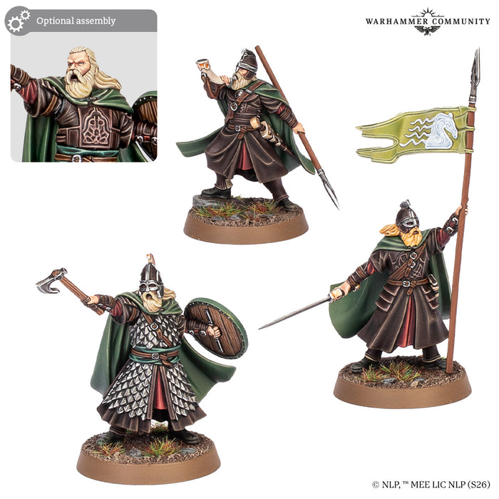Middle Earth Strategy Battle Game: Warriors of Rohan Commanders