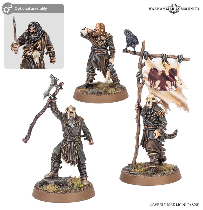 Middle Earth Strategy Battle Game: Hill Tribesmen Commanders