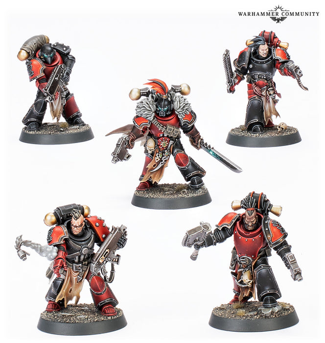 Chaos Space Marines: Red Corsairs Raiders