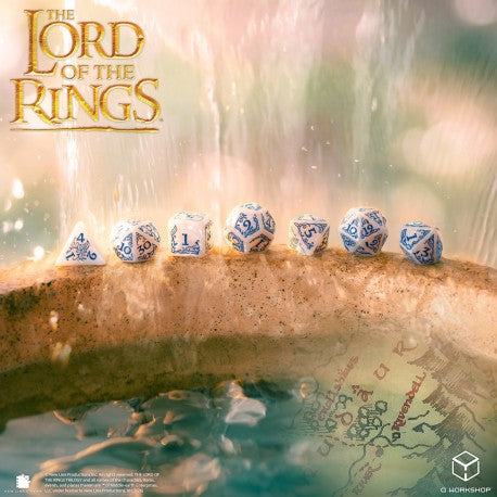 The Lord of the Rings: Rivendell Dice Set - Stone