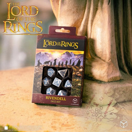 The Lord of the Rings: Rivendell Dice Set - Stone