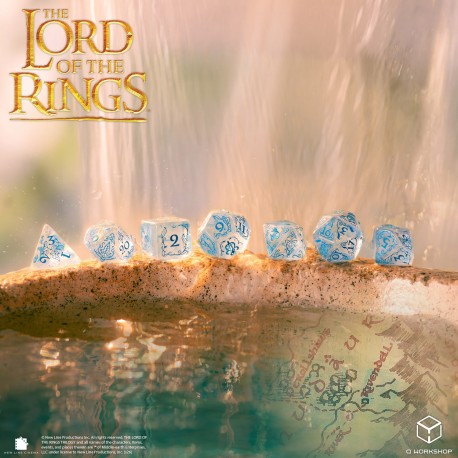 The Lord of the Rings: Rivendell Dice Set - Water