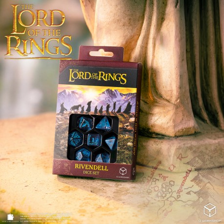 The Lord of the Rings: Rivendell Dice Set - Water