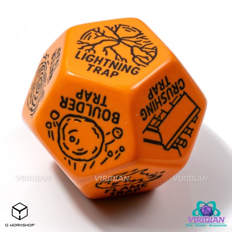 Trap Generator Die: Orange & Black